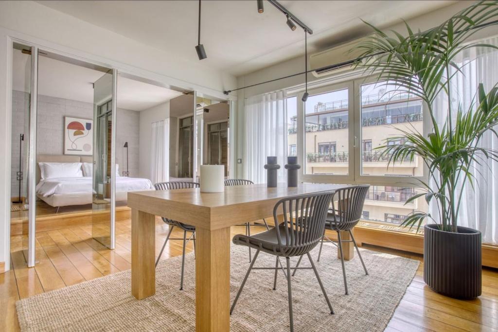 아테네 Sunny Luxury Loft,Stunning Acropolis View, Jacuzzi 아파트 외부 사진