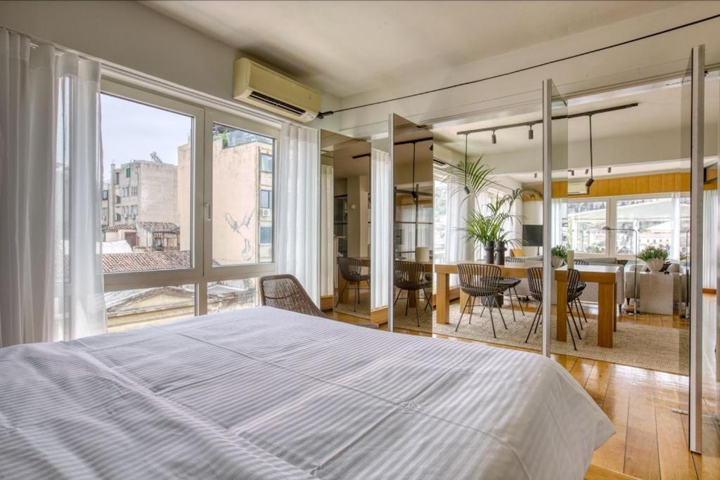 아테네 Sunny Luxury Loft,Stunning Acropolis View, Jacuzzi 아파트 외부 사진
